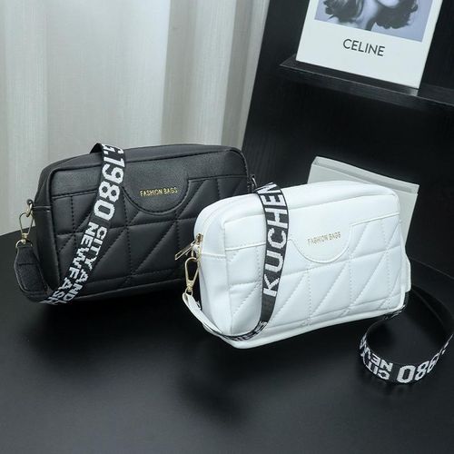 Love Embroidered Crossbody Bag